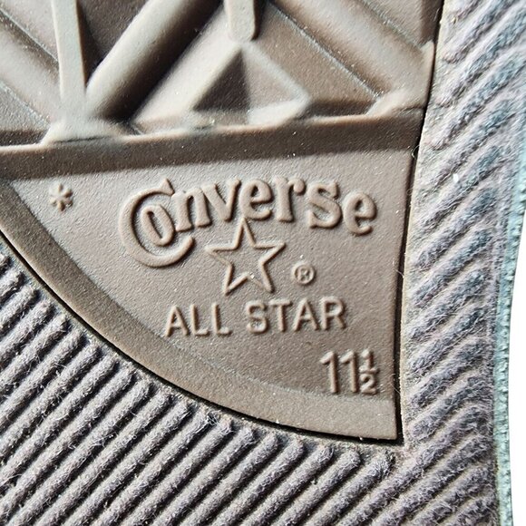 Converse Chuck Taylor All Star Low Top Black Toddler Kids Size 11.5 - Picture 10 of 11